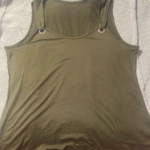 NWOT 3x OLIVE TANK TOP